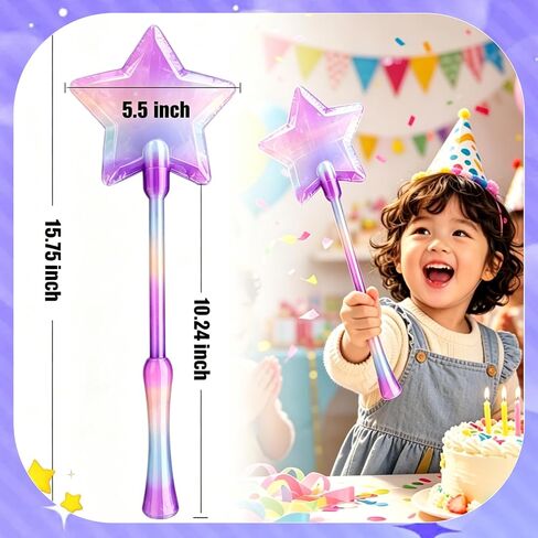 Credit Card Wand, Tap to Pay Wand, Magic Wand Credit Card Holder, Fairy Pay Wand - 3D Printed Contactless Payment Card Holder, Star Magic Fairy Wand for Easy NFC Checkout Debit & Credit Card Accessory (Blue-Purple) in Saudi Arabia