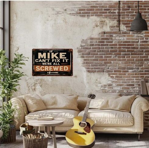 Aluminum Decorative Sign 12x8inch If Can't Fix It We're All Screwed Wall Art Poster Home Office Garage Decor in Saudi Arabia