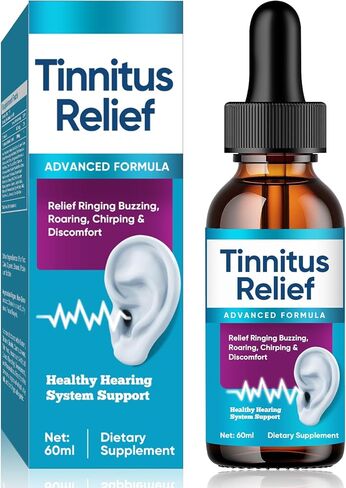 Tinnitus Relief for Ringing Ears, Advanced Tinnitus Relief Drop for Soothing Ear Tinnitus Relief, Gentle & Natural Tinnitus Support to Calm Ear Noise and Clicking in Saudi Arabia