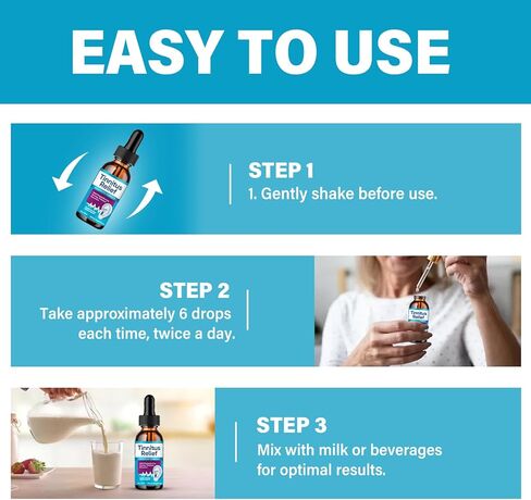 Tinnitus Relief for Ringing Ears, Advanced Tinnitus Relief Drop for Soothing Ear Tinnitus Relief, Gentle & Natural Tinnitus Support to Calm Ear Noise and Clicking in Saudi Arabia