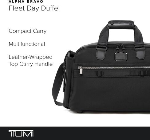 TUMI Men's Fleet Day Duffel Bag, Black, One Size in Kuwait