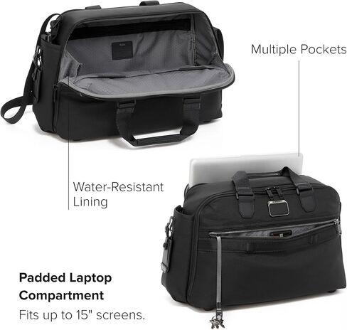 TUMI Men's Fleet Day Duffel Bag, Black, One Size in Kuwait