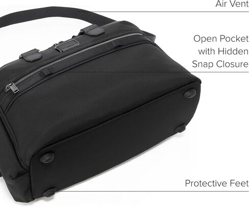 TUMI Men's Fleet Day Duffel Bag, Black, One Size in Kuwait