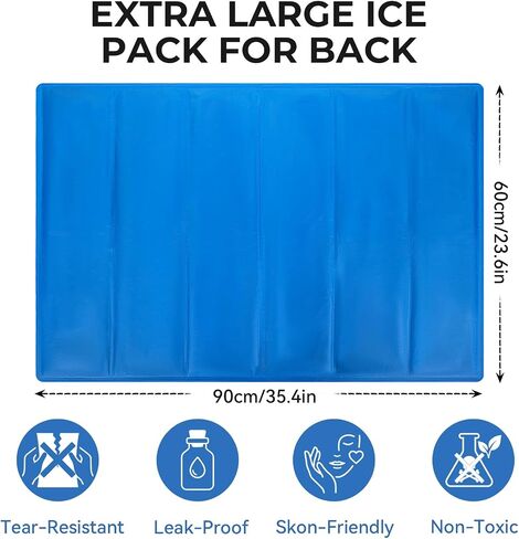 Gel Cooling Mat, Physical Cooling Pad, Universal for Office, Home & Car, Comfortable & Breathable, No Stuffiness for Long Sitting in Saudi Arabia