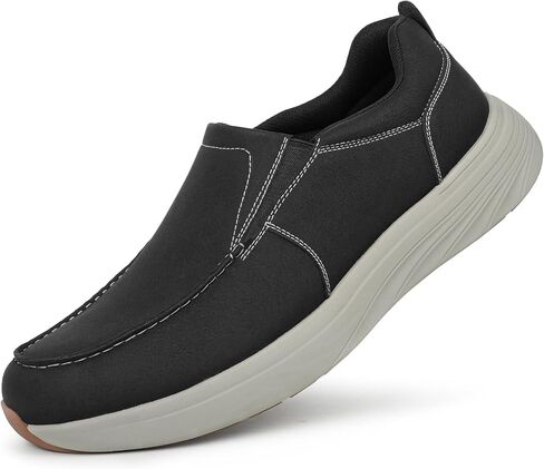 Hawkwell Plus Men's Plus Size Wide Fit Casual Loafers & Slip-Ons Lightweight Walking Sneakers US Sizes 15 16 17 18 19 in Kuwait