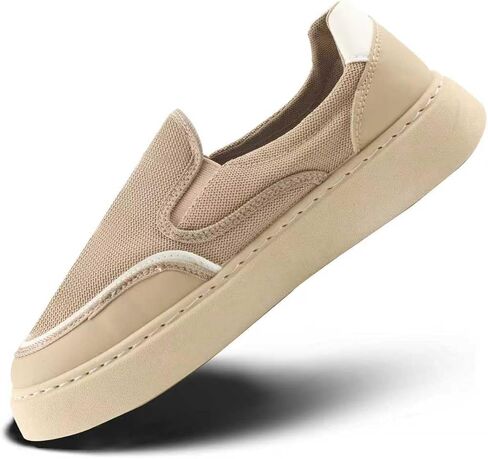 Mens Hands Free Slip-on Loafers Shoes Lightweight Non-Slip Walking Shoes and Mesh Fashion Sneakers in Kuwait