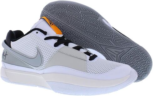 حذاء كرة السلة للرجال Nike Ja 1 أبيض/LT رمادي دخاني-أسود DR8785-100 (أبيض/LT رمادي دخاني-أسود، نظام مقاسات الأحذية الأمريكية، للبالغين، رجال، رقمي، متوسط، 12.5) in Kuwait