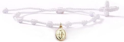 10 Knots Lucky Protection Rope Cross Bracelet For Women Men, Handmade Good Jesus Pendant Charm Amulet Adjustable Christian Pulsera Decenario String Jewelry, Daily Friendship Gift in Saudi Arabia