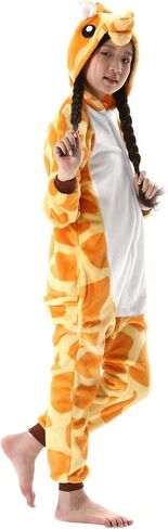 DarkCom Kids Animal Onesie,Women and Mens Cosplay Giraffe Onesie Halloween Costume Christmas Pajamas Sleepwear in Saudi Arabia