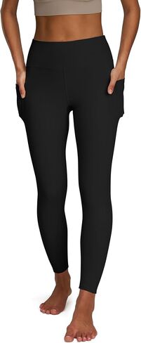 Women's Thick Fleece Lined Leggings High Waisted Tummy Control Thermal Warm Soft Yoga Pants for Cold Winter in Saudi Arabia
