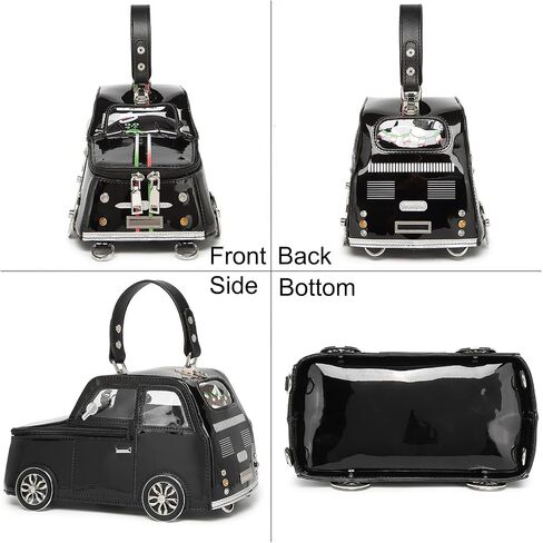 Women PU Leather Unique Novelty Weird Car Shape Crossbody Shoulder Bag Handbag Purse for Girls in Saudi Arabia