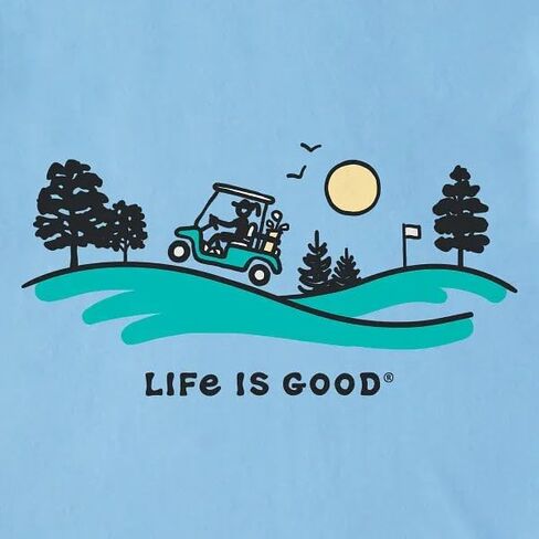 عربة جولف جاكي للسيدات من Life is Good ذات أكمام قصيرة Crusher-LITE Vee in Kuwait