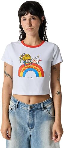 Samii Ryan Women's Rainbow Brite Baby Tee in Saudi Arabia