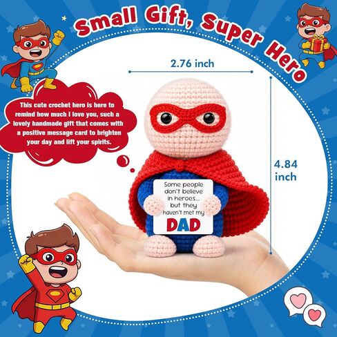 Busy Gaming Life Fathers Day Birthday Dad Gifts from Daughter Son Wife, Crochet Dad Hero Gift for Father from Kids, Step Best BonusDad Father in Law Daddy Ornament,Daddy Office Desk Accessories in Saudi Arabia