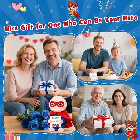 Busy Gaming Life Fathers Day Birthday Dad Gifts from Daughter Son Wife, Crochet Dad Hero Gift for Father from Kids, Step Best BonusDad Father in Law Daddy Ornament,Daddy Office Desk Accessories in Saudi Arabia