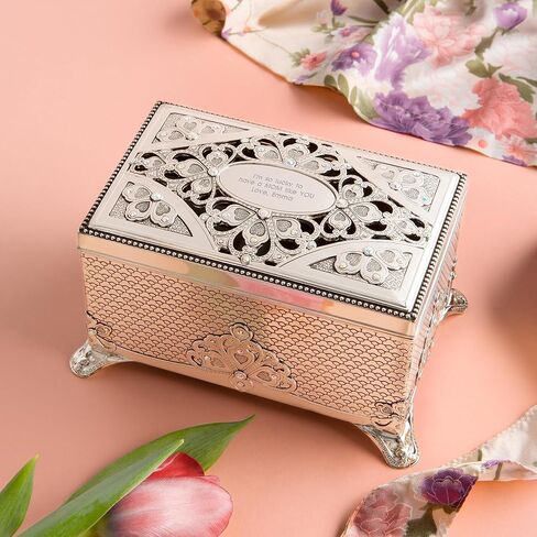THINGS REMEMBERED Personalized Engraved Anastasia Clover Musical Keepsake Box in Saudi Arabia