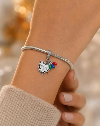سحر متدلي من الفضة الإسترلينية مناسب لسوار Pandora Charms Friends Don't Lie Stranger Merch هدايا للنساء in Kuwait