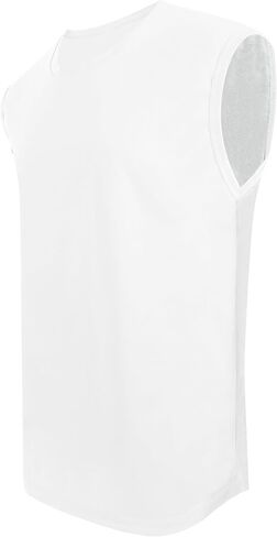 Men's Quick Dry Sleeveless Workout Tank Top Breathable Mesh Muscle Shirt for Gym Running Training in Kuwait