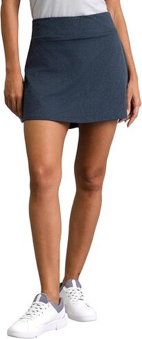 IBKUL IBKomfortable Back Pleat Skort 15 "طول، UPF 50+، ماصة للرطوبة، تنورة نشطة مقاومة للرائحة مع جيوب in Kuwait