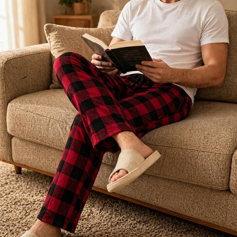 Men’s Pajama Pants Long Sleep Soft Lounge in Kuwait