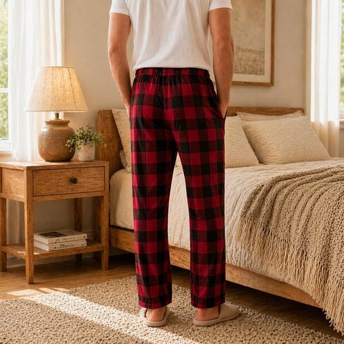 Men’s Pajama Pants Long Sleep Soft Lounge in Kuwait