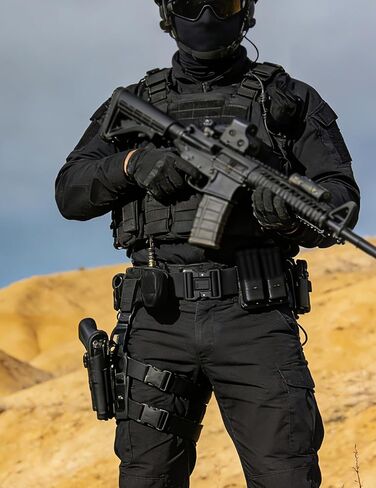 JUKMO Tactical Belt Set for Duty | Quick-Release 2-Inch MOLLE Zero Stretch Outer Belt For Law Enforcement, Military, Security in Saudi Arabia