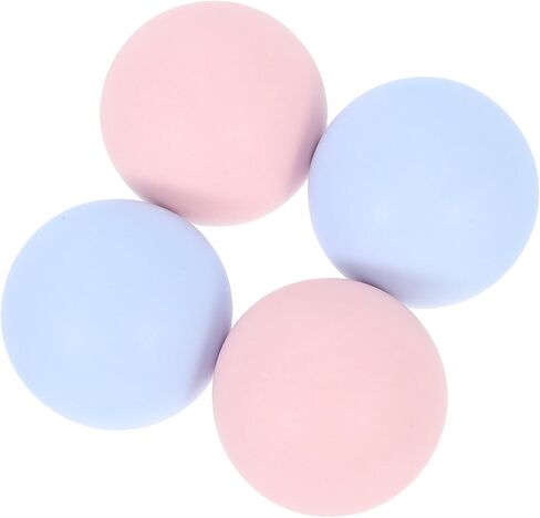 DECHOUS 4pcs Round Ceramic Cabinet Knobs Pink and Light Blue Porcelain Drawer Handles Cute Dresser Pulls for Boys and Bedroom Wardrobe Furniture in Kuwait