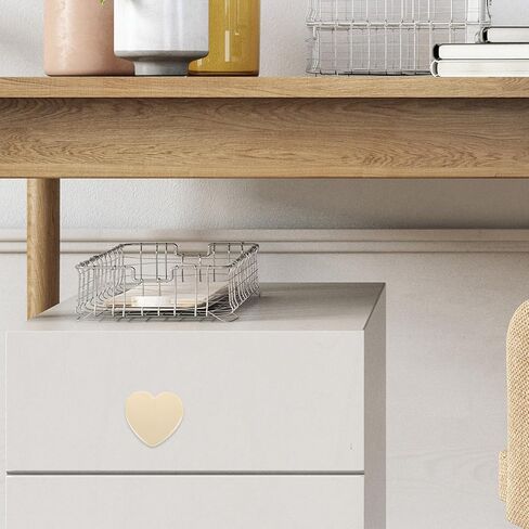 CALLARON 6pcs Heart-Shaped Zinc Alloy Cabinet Pulls Metal Drawer Handles Decorative Furniture Accessories for ’ Room Wardrobe and Closet, Colorful Cartoon Style in Kuwait