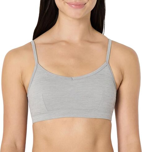 Amazon Essentials Women's Active FormFlex Buttery Soft Light Support Heathered Spaghetti Strap Yoga Sports Bra in Kuwait