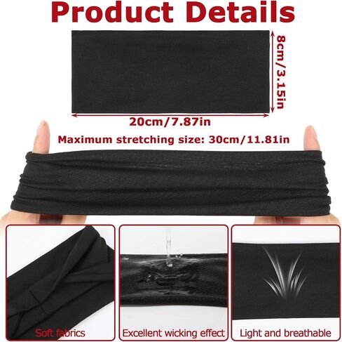 6pcs Boys Headbands for Sports Elastic Boys Soccer Headbands Sweatbands Non Slip Sweat Wicking Sports Headband for Kids Football Running Basketball Tennis Youth in Saudi Arabia