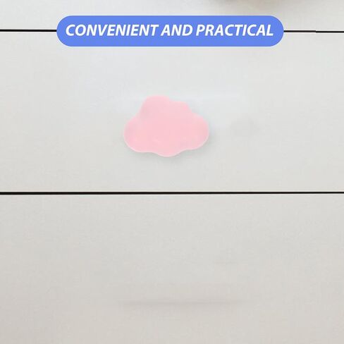 BESPORTBLE 4pcs Cute Cartoon Cloud Ceramic Drawer Knobs for Room, Porcelain Dresser Handles in Pink and Light Blue, Furniture Pulls for Nursery Cabinets and Wardrobe in Saudi Arabia