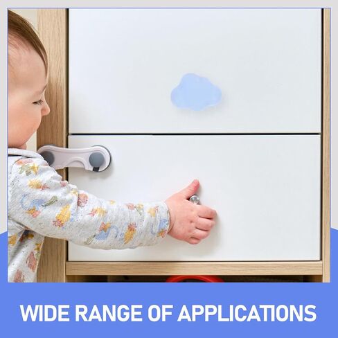 BESPORTBLE 4pcs Cute Cartoon Cloud Ceramic Drawer Knobs for Room, Porcelain Dresser Handles in Pink and Light Blue, Furniture Pulls for Nursery Cabinets and Wardrobe in Saudi Arabia