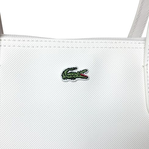 حقيبة يد نسائية كبيرة الحجم L.12.12 من Lacoste، لون أبيض، مقاس واحد in Kuwait