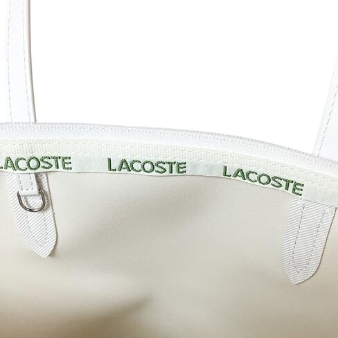حقيبة يد نسائية كبيرة الحجم L.12.12 من Lacoste، لون أبيض، مقاس واحد in Kuwait