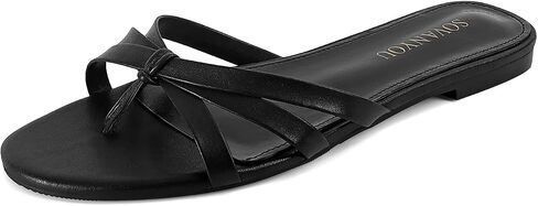 SOVANYOU Flip Flops Slides for Women Dressy Thong Flat Sandals Comfortable Slip On Summer Beach Sandals for Vacation Casual in Saudi Arabia