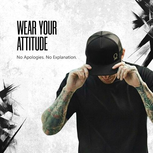 The Drive Clothing "Statement Hat for Men & Women | Funny Offensive Fitted Baseball Cap | Structured Streetwear Curved Bill Cap | Bold Statement Urban Casual Headwear in Saudi Arabia
