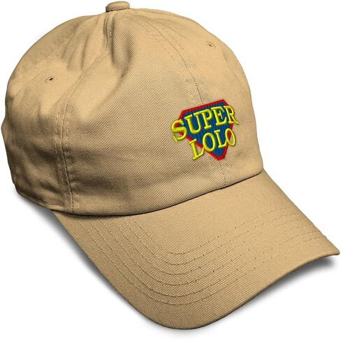 Speedy Pros Soft Baseball Hat Embroidered Dad Hat Super Lolo Philippines Grandfather Pops Men & Ladies Baseball Cap in Kuwait