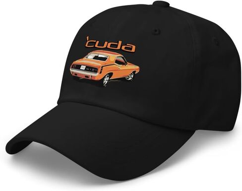 Barracuda Muscle Car Dad Hat 1970 Cuda Heritage Cotton Cap in Kuwait