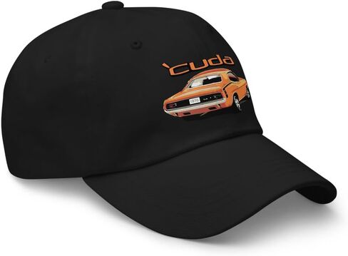Barracuda Muscle Car Dad Hat 1970 Cuda Heritage Cotton Cap in Kuwait
