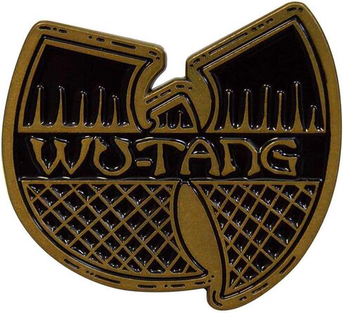Wu-Tang Clan Black & Gold Logo Pin Badge Size One Size in Kuwait