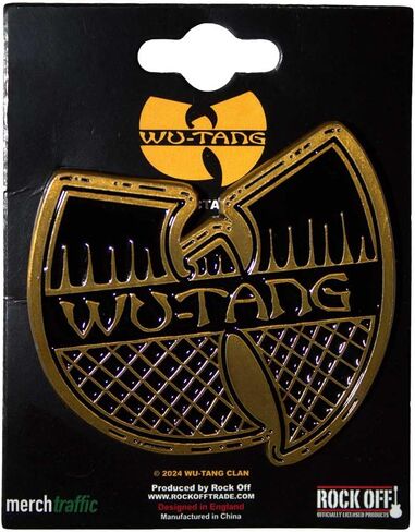 Wu-Tang Clan Black & Gold Logo Pin Badge Size One Size in Kuwait