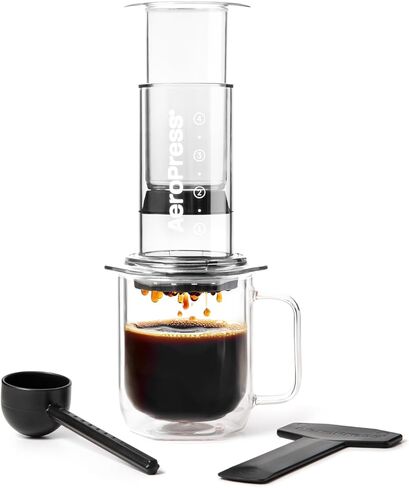 AeroPress Original Coffee Press – 3 In 1 Brew Method Combines French Press, Espresso, Full Bodied Coffee Without Grit or Bitterness, Small Portable Coffee Maker for Camping & Travel in Kuwait