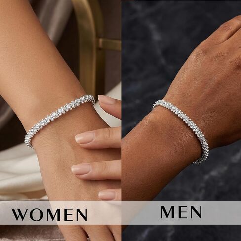S925 Sterling Silver Chain Bracelet for Women - 4.5MM S925 Sterling Silver Rope Chain Bracelet Handmade Jewelry Silver Bracelet for Women 6.5/7/7.5/8 Inch in Saudi Arabia
