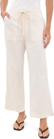 AMO Women's Easy Drawstring Slouch Crop Trousers in Kuwait