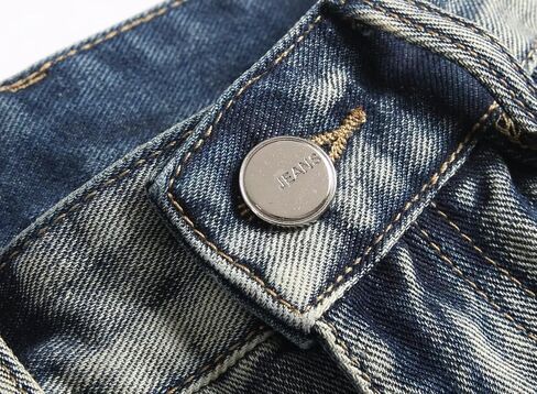 HENGAO Mens Flared Jeans Slim Fit Stretch Skinny Ripped Distressed Trendy Bell Bottom Denim Pants in Saudi Arabia