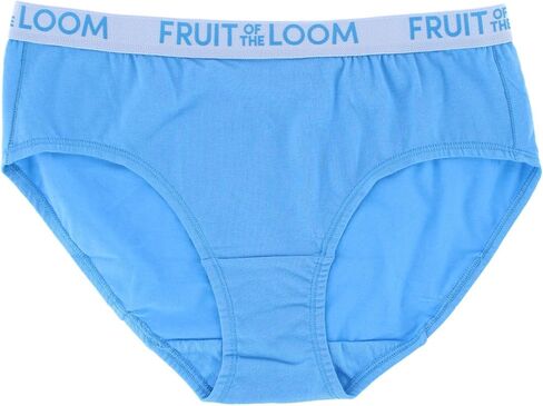 مجموعة متنوعة من 4 سراويل داخلية نسائية من القطن القابل للتمدد من Fruit of the Loom in Kuwait
