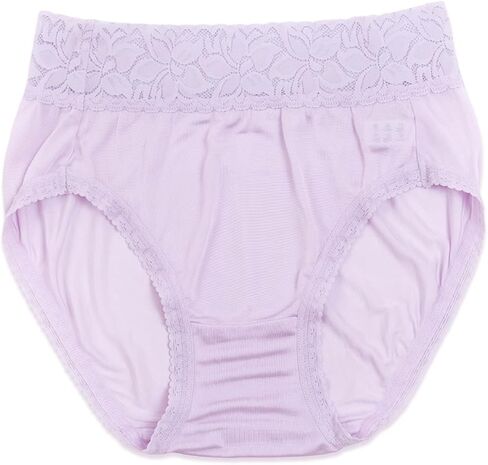 100% Mulberry Silk Underwear, High-Waisted Lace Briefs Silk Panties for Women, Ultra Soft, Breathable & Quick-Dry in Saudi Arabia