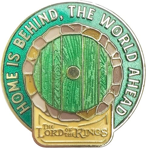 دبوس مينا Geek الأرثوذكسي The Lord of the Rings مقاس 1.5 بوصة - لمسة نهائية وتفاصيل ممتازة - حقيبة ظهر ودبابيس شارة in Kuwait