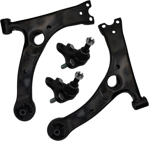 Front Lower Left Right Control Arms with Ball Joints Suspension Kit for 2003-2008 Toyota Corolla and 2000-2005 Celica K640360 K640361 K90309(4pc). in Kuwait
