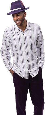 MONTIQUE 2 pc Men's Polyester Walking Suit Full Cut Long Sleeve Comfortable and Stylish in Saudi Arabia